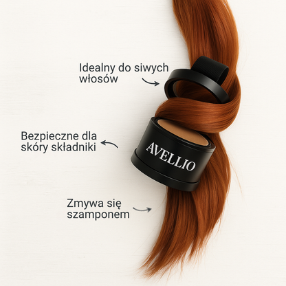 Avellio™ - Puder Maskujący Siwe Włosy