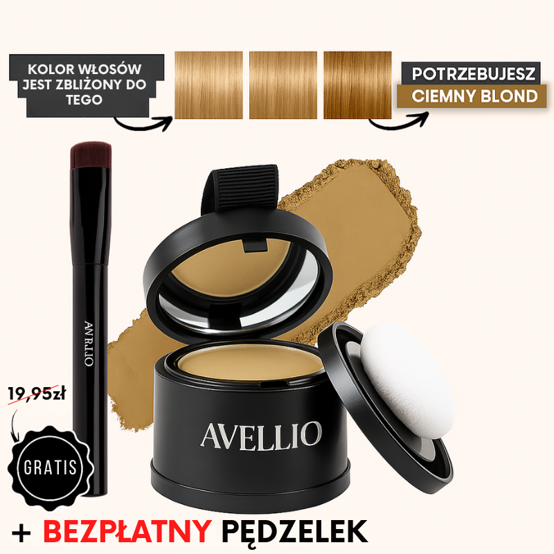 Avellio™ - Puder Maskujący Siwe Włosy