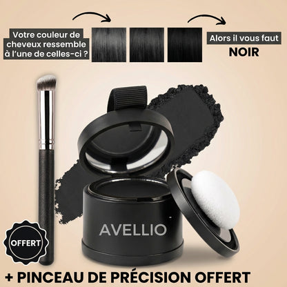 Avellio™ – Couverture Instantanée des Racines & Cheveux Gris