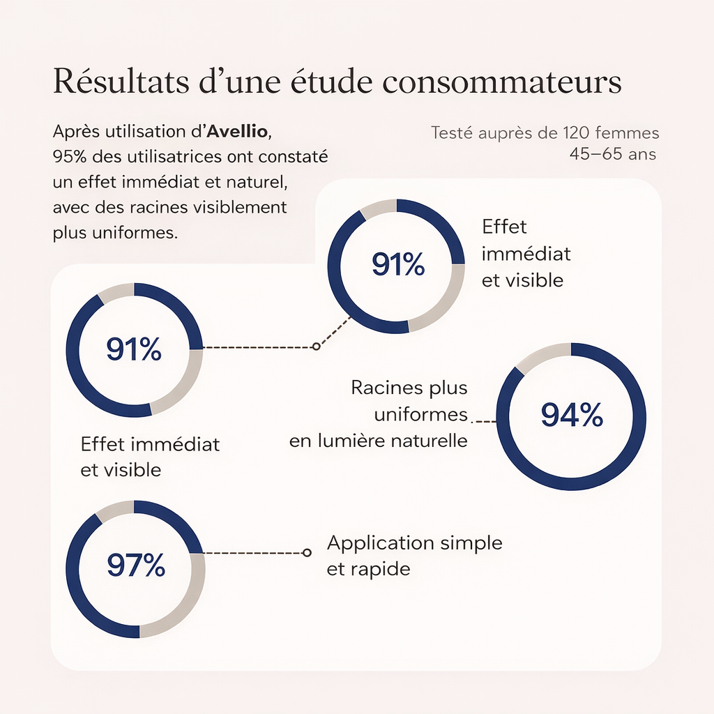 Avellio™ – Couverture Instantanée des Racines & Cheveux Gris
