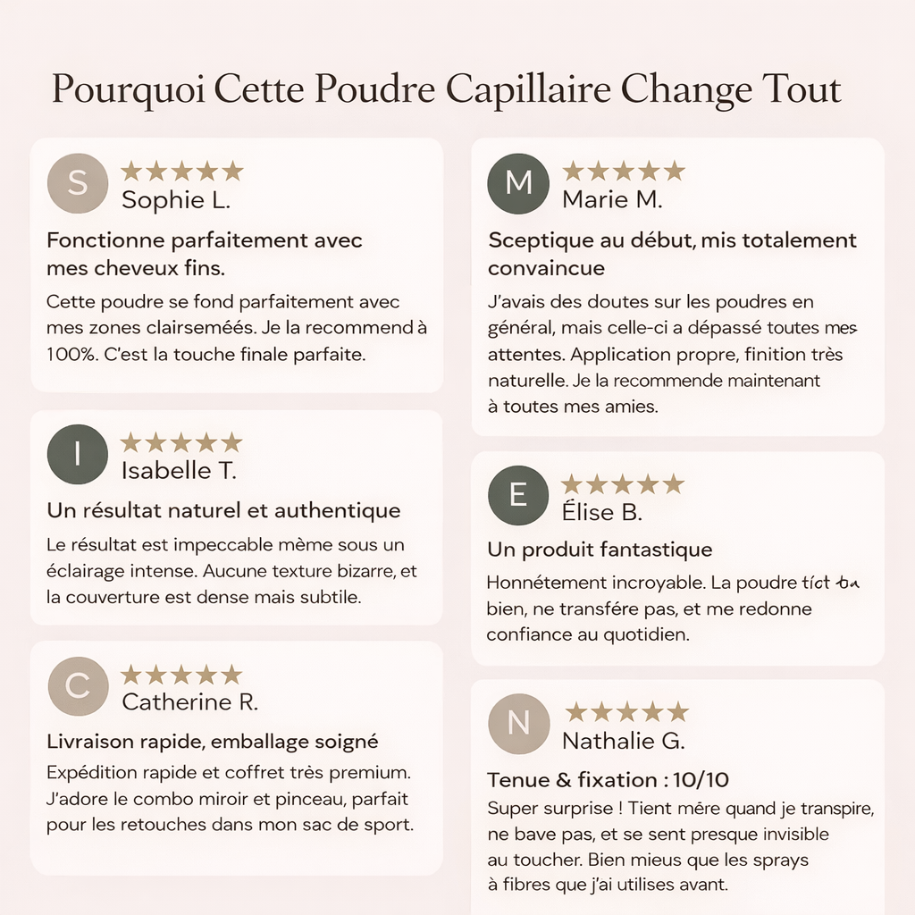 Avellio™ – Couverture Instantanée des Racines & Cheveux Gris